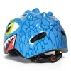 Kask rowerowy dziecięcy Wozinsky motyw smok lekki 50-54 cm - niebieski