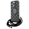 KARL LAGERFELD ETUI HARDCASE CROSSBODY MONOGRAM KARL & CHOUPETTE HEAD