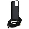 GUESS ETUI TPU DO IPHONE 16 4G BIG LOGO NA RAMIĘ Z BŁYSZCZĄCYM AKCENTEM