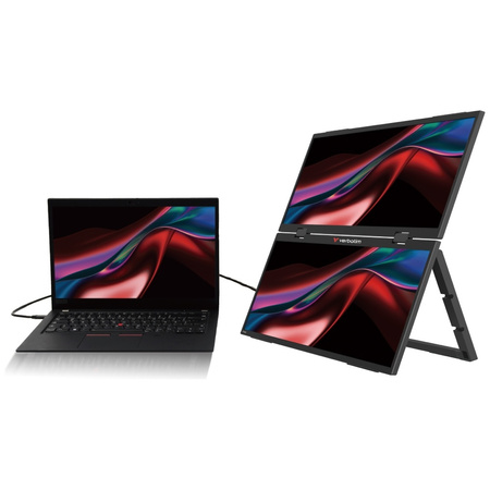 Przenośny podwójny monitor Verbatim      Essentials 15,6" FHD czarny 32403