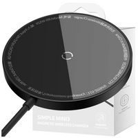 Baseus Simple Mini3 ładowarka indukcyjna MagSafe 15W czarny