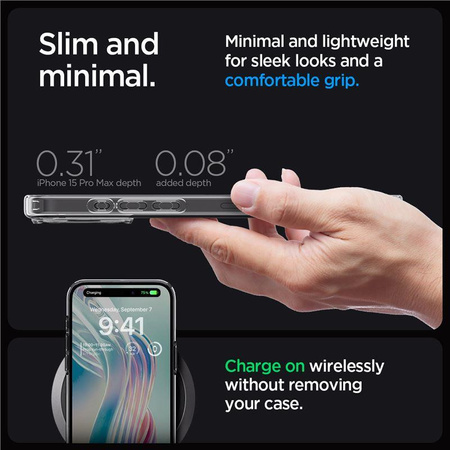 SPIGEN ULTRA HYBRID IPHONE 15 PRO MAX SPACE CRYSTAL