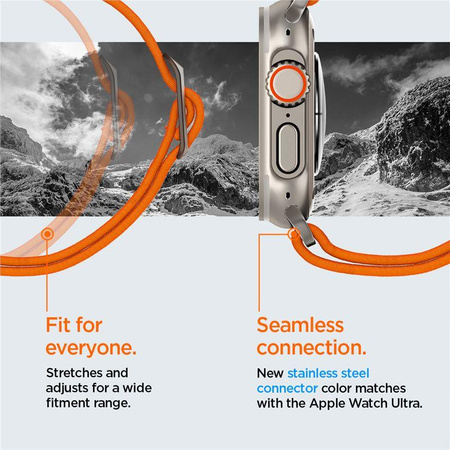 SPIGEN FIT LITE ULTRA APPLE WATCH 4 / 5 / 6 / 7 / 8 / SE / ULTRA (42 / 44 / 45 / 49 MM) ORANGE