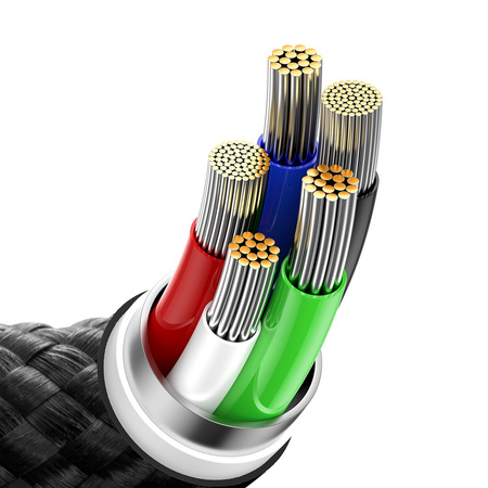 Baseus Glimmer Series kabel do szybkiego ładowania USB-C - Lightning 480Mb/s PD 20W 2m czarny