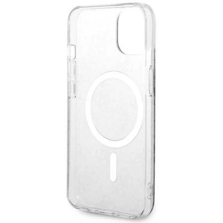 Etui Guess 4G MagSafe na iPhone 14 Plus - czarne