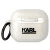 Etui Karl Lagerfeld KLA3HNKCTGT na AirPods 3 cover - przezroczyste Glitter Karl&Choupette
