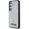 Etui Karl Lagerfeld Rhinestone Metal Logo na Samsung Galaxy S24 - srebrne