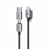 MCDODO KABEL USB-C USB 4W1 SZYBKIE ŁADOWANIE DO IPHONE 14 MACBOOK 60W 1M
