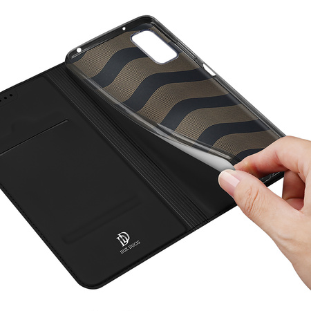 Dux Ducis Skin Pro etui Xiaomi Redmi Note 11E /Redmi 10 5G / Redmi 10 Prime+ 5G / Poco M4 5G pokrowiec z klapką portfel na kartę podstawka czarne