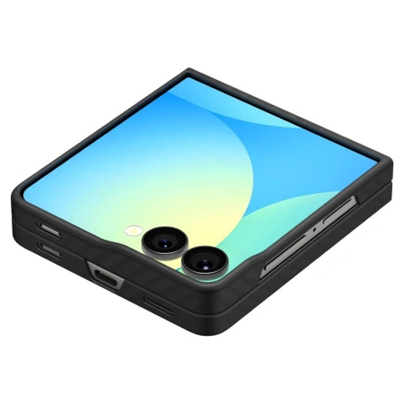 Etui Spigen AirSkin Aramid na Samsung Galaxy Z Flip 7 - czarne
