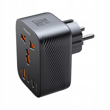 MCDODO PRZEJŚCIÓWKA ŁADOWARKA ADAPTER PODRÓŻNY WTYCZKA EU 3 X USB-C USB-A