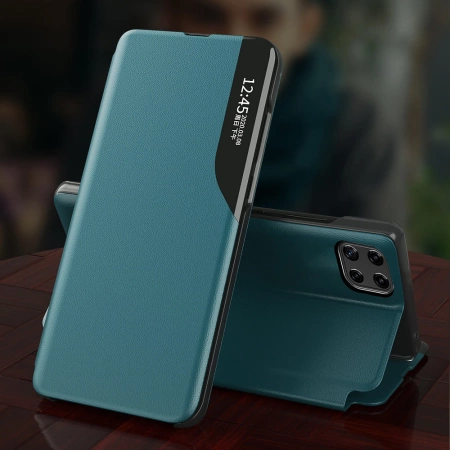 HURTEL ECO LEATHER VIEW CASE ETUI DO SAMSUNG GALAXY A22 4G OCHRONA Z KLAPKĄ
