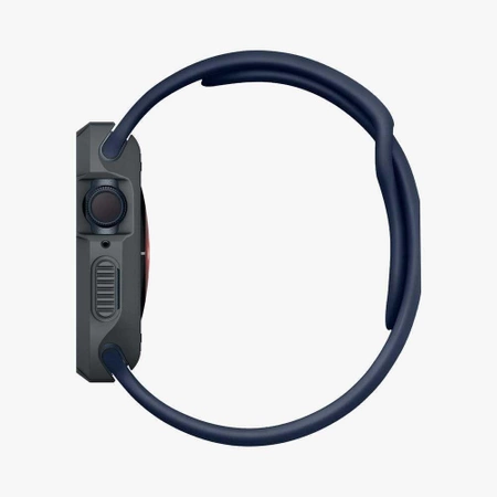 Etui Spigen Rugged Armor na Apple Watch 4 / 5 / 6 / 7 / 8 / 9 / SE (44 / 45 mm) - ciemnoszare