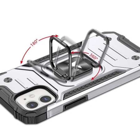 WOZINSKY RING ARMOR POKROWIEC MAGNETYCZNY DO IPHONE 14 Z PANCERNYM UCHWYTEM