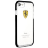 Etui Ferrari Shockproof na iPhone 7 / 8 / SE 2020 / SE 2022 - przezroczysto-czarne