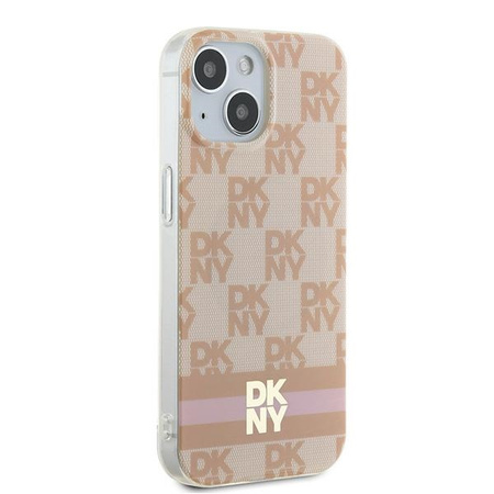 DKNY CASE DO IPHONE 15 14 13 6.1 DO MAGSAFE IML CHECKERED MONO PATTERN