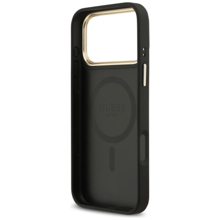 GUESS ETUI CASE DO IPHONE 17 PRO MAX MAGSAFE PU CLASSIC LOGO 4G