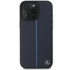MERCEDES ETUI HARDCASE DO IPHONE 16 PRO MAX DO MAGSAFE MB BLUE LINE LEATHER