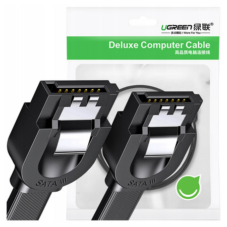 UGREEN KABEL SATA 3.0 0.5M DO HDD SSD KOMPUTER 6GB SZYBKA TRANSMISJA