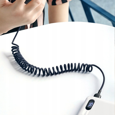 Kabel do telefonu McDodo szybki Quick Charge 4 USB TYP-C 1,8m czarny