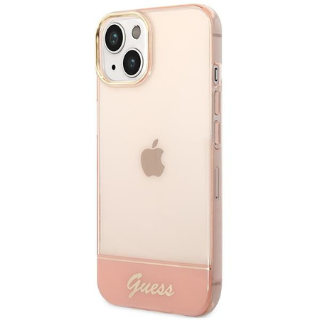 Guess GUHCP14MHGCOP iPhone 14 Plus 6,7" różowy/pink hardcase Translucent