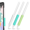 Stoyobe Silicone Holder zestaw uchwytów silikonowych dla Apple Pencil 1 / Apple Pencil 2 / Huawei M-Pencil  turkusowy+jasnozielony+biały (3 szt.)