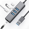 Adapter do komputera CO2, HUB 3.0 , 3 porty USB 3.0 Ethernet RJ45 Gigabit, dla Windows, MacOs, Linux 0113