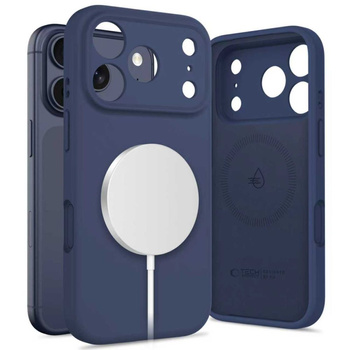 TECH-PROTECT SILICONE MAGSAFE IPHONE 17 PRO MAX DEEP BLUE