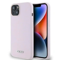 DKNY CASE DO IPHONE 14 15 13 6.1 LIQUID SILICONE SMALL LOGO DO MAGSAFE
