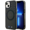 Etui BMW BMHMP14SHGPK na iPhone 14 - szare Pattern MagSafe