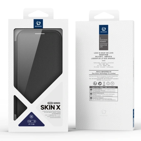 DUX DUCIS ETUI SKIN X PRO DO IPHONE 17 AIR Z PORTFELEM KOMPATYBILNE Z