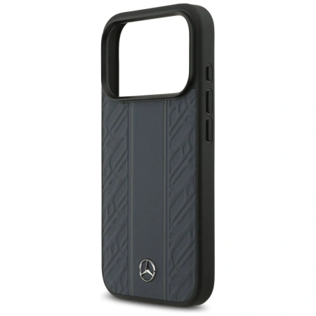 MERCEDES ETUI LEATHER LAUREL LEAVES STRIPES MAGSAFE DO IPHONE 17 PRO