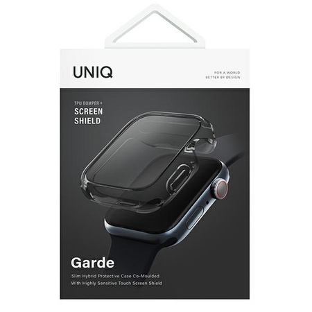 UNIQ etui Garde Apple Watch Series 7/8 45mm. szary/smoked grey