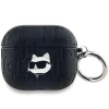 KARL LAGERFELD POKROWIEC DO AIRPODS 3 MAGNETYCZNE MONOGRAM CHOUPETTE CZARNY