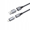 PALPRO KABEL USB-C/USB-A USB-C/LIGHTNING SZYBKIE ŁADOWANIE 240W 1M