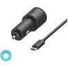 Ładowarka samochodowa Motorola           TurboPower 45W Dual USB-A/USB-C z kablem USB-C 1m czarny