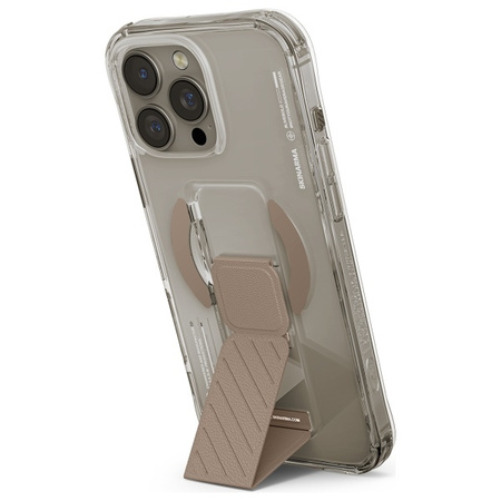Skinarma etui Axon iPhone 16 Pro Max     6.9 Magnetic Charging + Grip Stand szampański/champagne