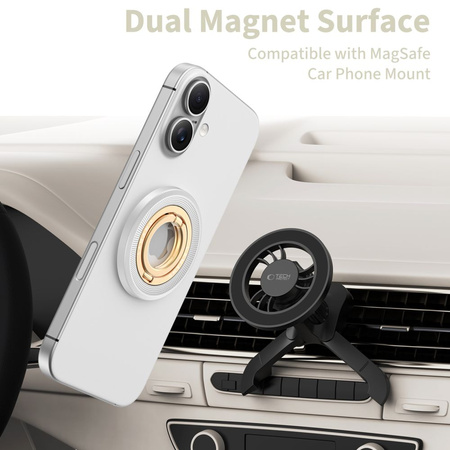 TECH-PROTECT MMR700 LAMANO MAGNETIC MAGSAFE PHONE RING TITANIUM/GOLD