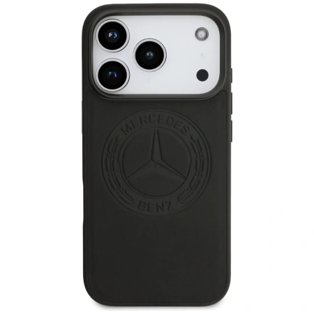 MERCEDES ETUI MAGSAFE DO IPHONE 17 PRO LEATHER VINTAGE LOGO WYSOKIEJ