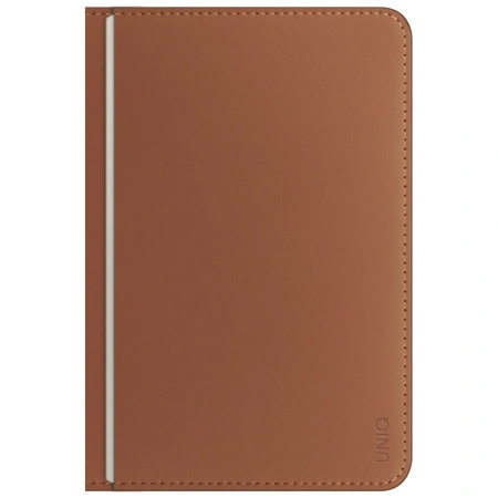 Etui na paszport UNIQ Belmont z Apple    Find My blokada RFID karmelowy beżowy