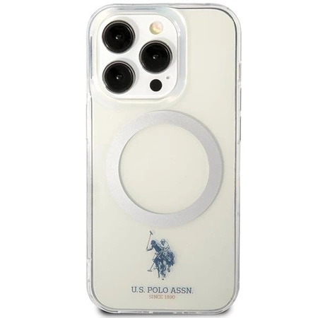 Etui U.S. Polo Assn. MagSafe Collection do iPhone 15 Pro Max - przerozczyste