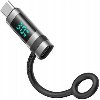 MCDODO ADAPTER PRZEJŚCIÓWKA USB-C USB TYP C DO LIGHTNING IPHONE 60W MIERNIK