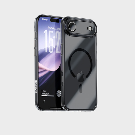 INNOSTYLE ETUI MAGNETYCZNE CASE WZMOCNIONE DO MAGSAFE IPHONE 17 AIR CZARNE