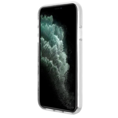 Etui Guess GUHMN61H4STW na iPhone 11 - brązowe 4G MagSafe