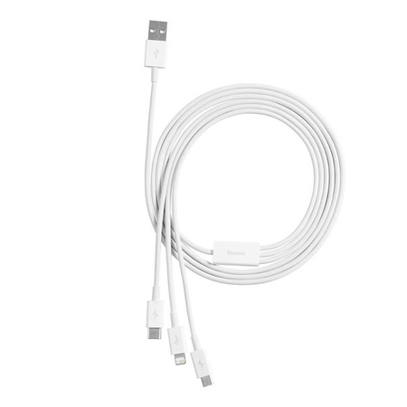 BASEUS KABEL USB 3.5A DO LIGHTNING DO IPHONE SZYBKIE ŁADOWANIE 0.5M DO IPAD