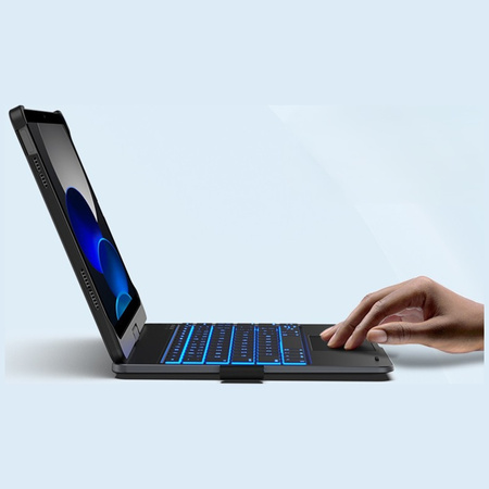 Etui Typecase Flexbook Touch             z klawiaturą do iPad 11" (A16) 2025 / iPad 10.9" 2022 malinowy