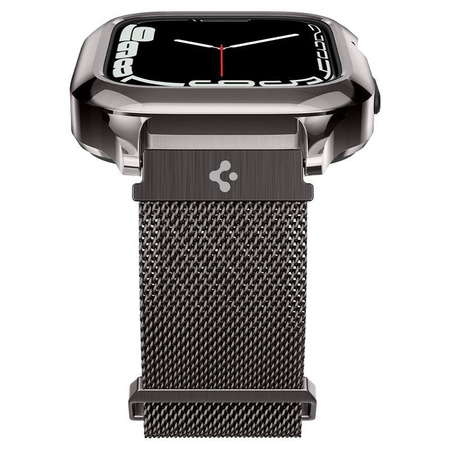 SPIGEN METAL FIT ”PRO” APPLE WATCH 4 / 5 / 6 / 7 / 8 / SE (44 / 45 MM) GRAPHITE