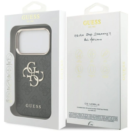 GUESS CASE 4G BIG CLASSIC LOGO DO IPHONE 17 PRO MAX OCHRONA NA