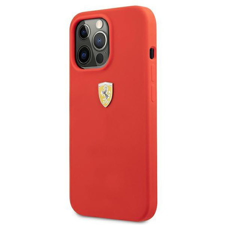 Ferrari FESSIHCP13XRE iPhone 13 Pro Max 6,7" czerwony/red hardcase Silicone