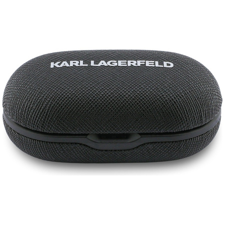 Słuchawki TWS Karl Lagerfeld Saffiano    Logo ENC czarny